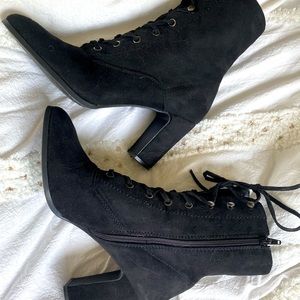 Pointed Toe Heeled Booties!